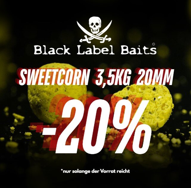 Black Label Baits Sweet Corn 3,5kg 20mm