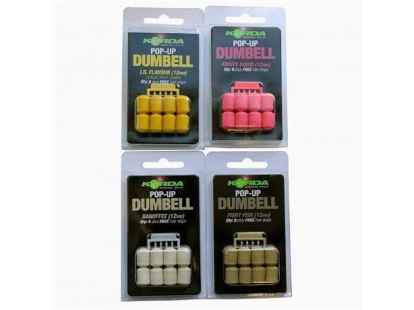Korda Pop-up Dumbell Banoffee 12mm