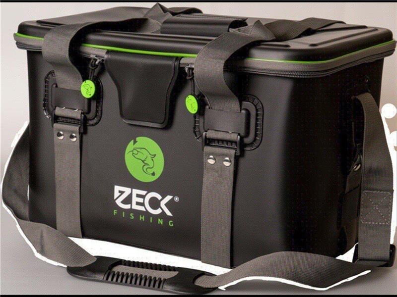 Sac De Pêche étanche Zeck Tackle Container Pro - Pour Prédateurs, Couleur Grise, Neuf