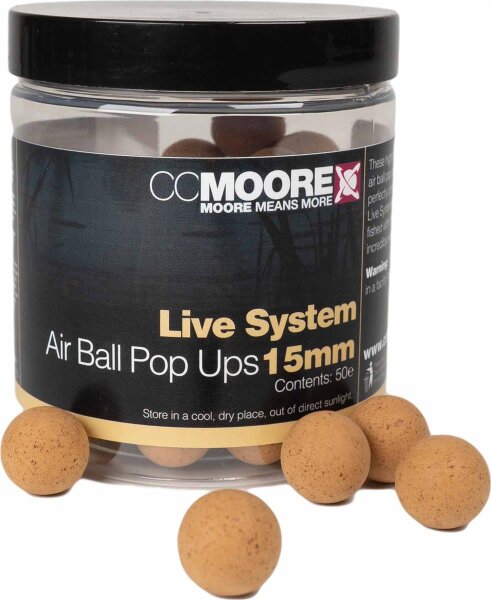 CCMoore Live System Air Ball Pop Ups 15mm