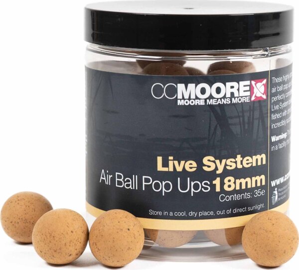 CCMoore Live System Air Ball Pop Ups 18mm