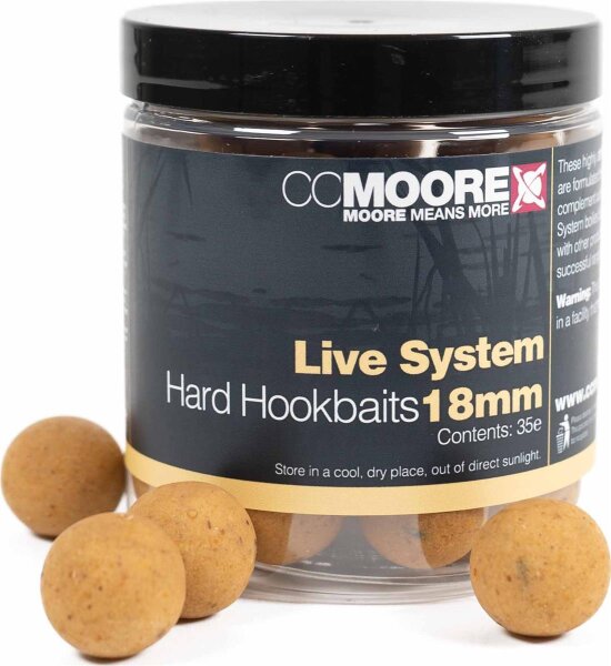 CCMoore Live System Hard Hookbaits 18mm
