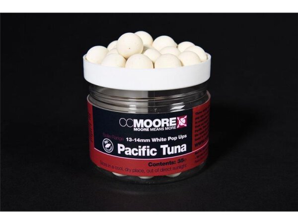 CCMoore Pacific Tuna White Pop Ups 13-14mm