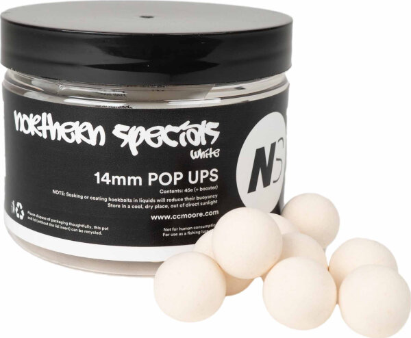 CCMoore NS1 Pop Ups White 14mm
