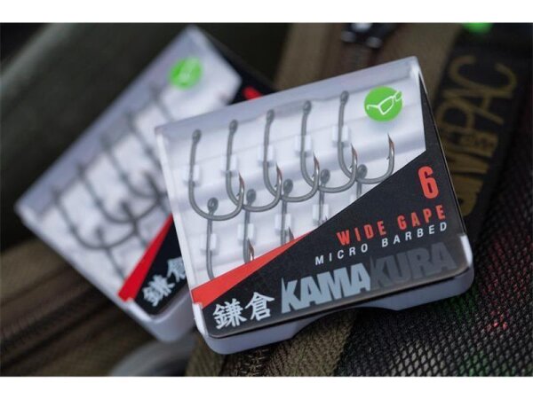Korda Kamakura Wide Gape Barbless Size 8