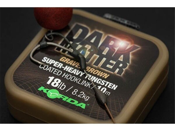 Korda Dark Matter Tungsten Coated Braid Weed Green 18 lb 10 m