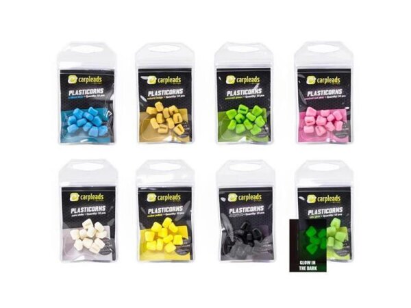 Carpleads Plasticorn Mais - 10 Stück -  Deep black