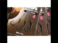 Korda Loop Rigs DF Wide Gape 18lb Barbless 6