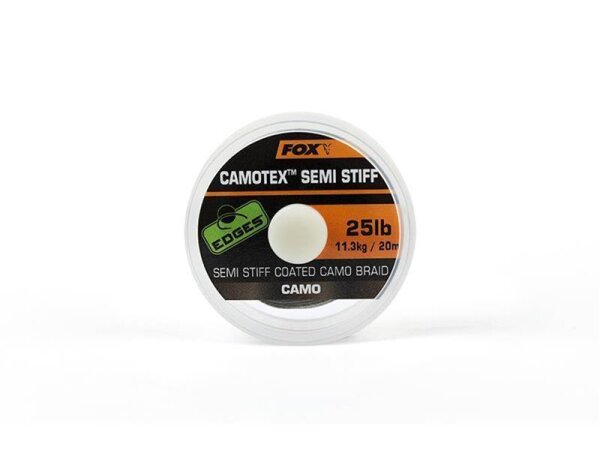 Fox Camotex Semi Stiff 20lb - 20m