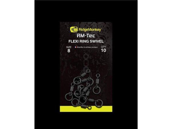 Ridge Monkey Connexion Flexi Ring Swivel Size 8