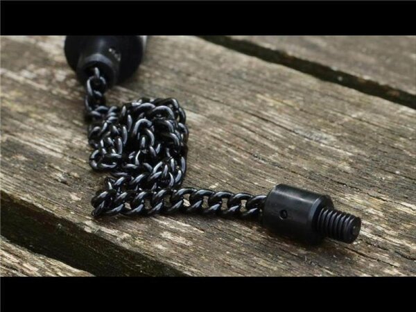 Solar Black Stainless Chain Plastic Ended Ended 9 Inch