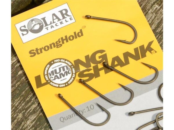 Solar Stronghold Longshank Hook Size 6  X 10 Per Pack