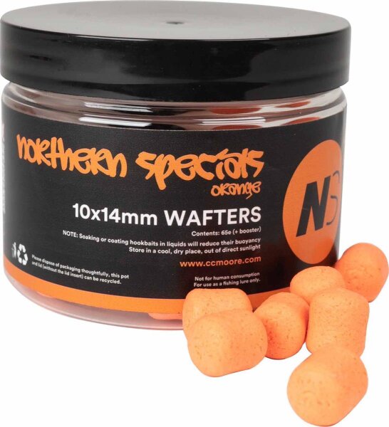 CCMoore NS1 Dumbell Wafters Orange 10X14mm