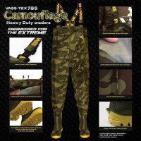 Vass-Tex 785E Series Camo Chest Wader 46