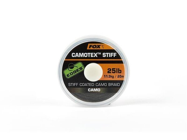 Fox Camotex Stiff 25lb - 20m