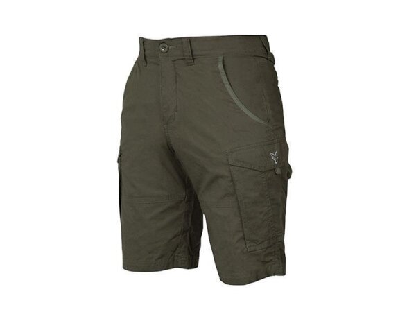 Fox Collection Green & Silver Combat Shorts