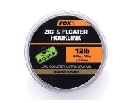 Fox Edges Zig & Floater Hooklink 15lb - 0,30mm