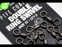 Korda - PTFE Double Ring Swivel Size 11 (8pcs)