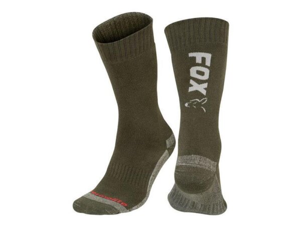 Fox Collection Socks Black / Orange Thermolite long sock 6 - 9 (Eu 40-43)