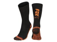 Fox Collection Socks Black / Orange Thermolite long sock 6 - 9 (Eu 40-43)