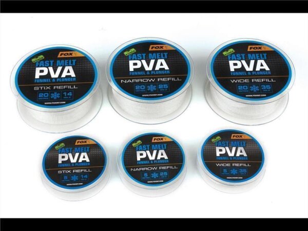Fox Edges PVA Mesh Refills Fast Melt Refills 35mm Wide - 20m