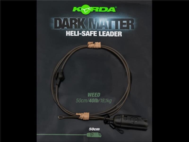 Heli Safe Rig Korda - Dark Matter Leader Heli Safe 40lb 50cm gravel, 8,24