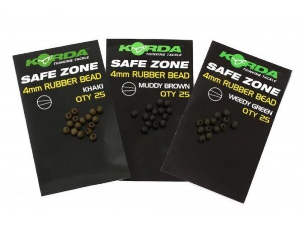 Korda Rubber Bead - 25 Stk 5mm brown
