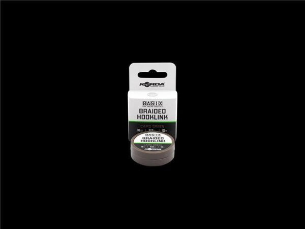 Korda Basix Braided Hooklink 18 lb 10 m