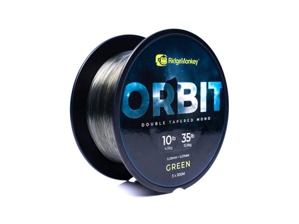Ridge Monkey Orbit Double Tapered Mono 15/40lb Green