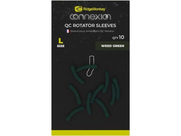 Ridge Monkey Connexion QC Rotator Sleeves Weed Green