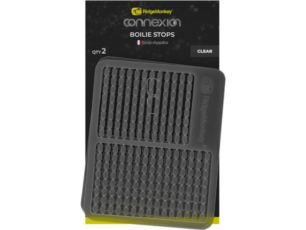 Ridge Monkey Connexion Boilie Stops Clear