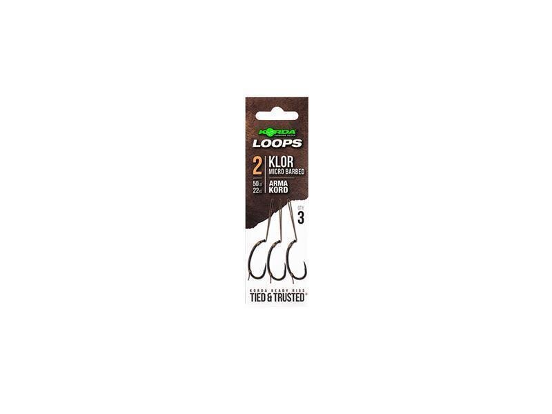 Korda Loop Rigs Klor Size 4 30 lb, 6,49