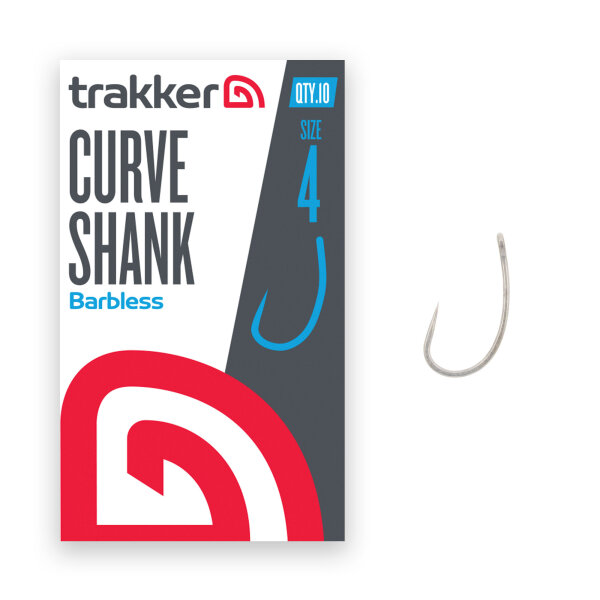 Trakker Curve Shank Hooks Barbless Size 4
