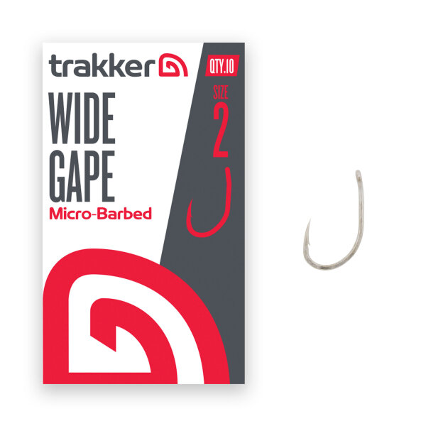 Trakker Wide Gape Hooks Barbed