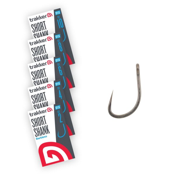 Trakker Short Shank Hooks Barbless