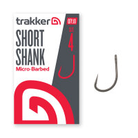 Trakker Short Shank Hooks Barbed Size 4