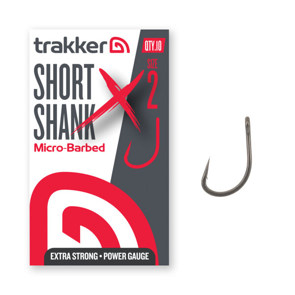 Trakker Short Shank XS Hooks Barbed