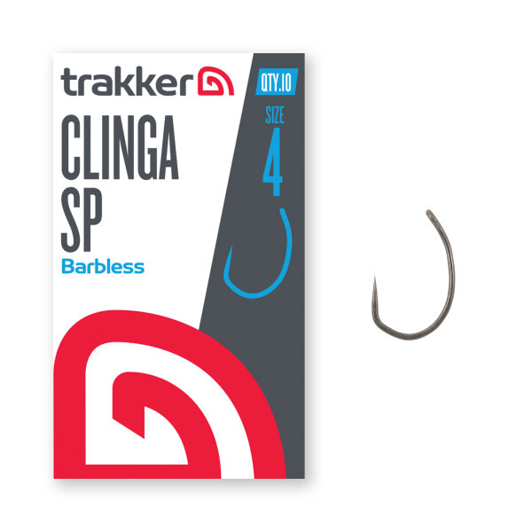 Trakker Clinga SP Hooks Barbless Size 4