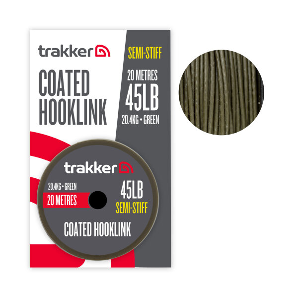 Trakker Semi Stiff Coated Hooklink 20m 45lb / 20,4kg