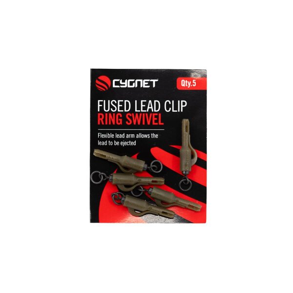 Trakker Fused Lead Clip - Ring Swivel