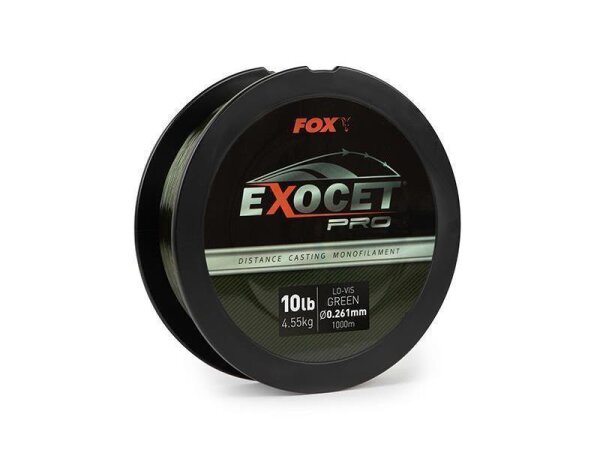 Fox Exocet Pro Mono 0.370mm 20bs / 9.09kgs (1000m)