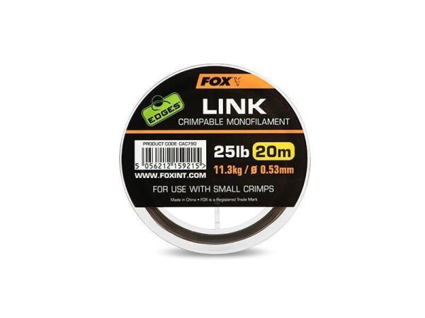 Fox Edges Link Trans Khaki Mono