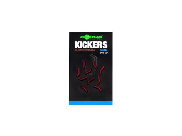 Korda Kickers Bloodworm Red Large