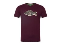 Korda Outline Tee Burgundy