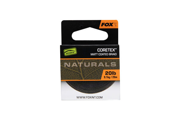 Fox EDGES Naturals Coretex 20m 20lb/9,1kg