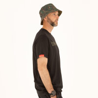 Trakker CR Logo T-Shirt Black Camo M