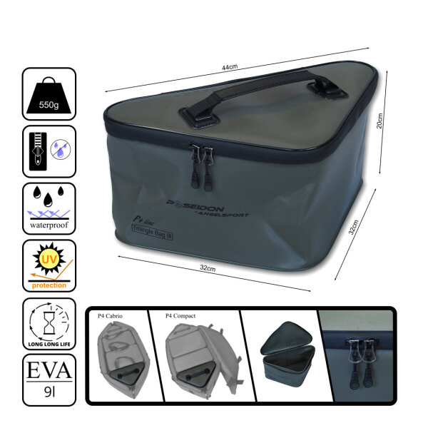Poseidon Angelsport P4 line Triangle Bag 9l