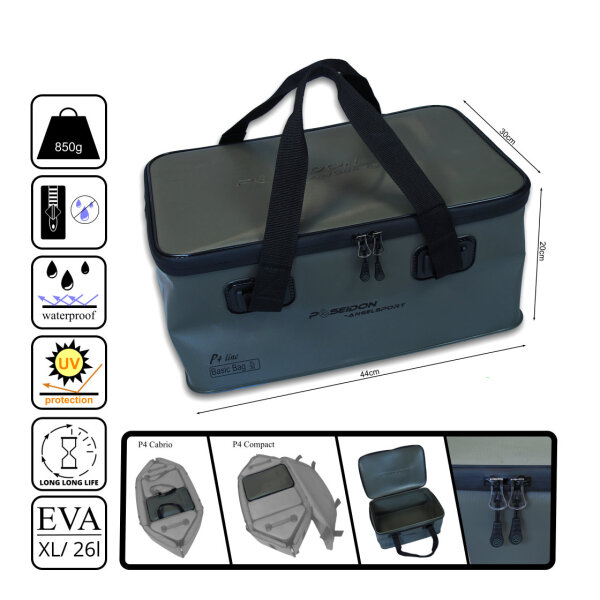 Poseidon Angelsport P4 line Basic Bag XL 26l