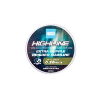 Nash Highline Floating Braid Green 35lb 0.28mm 600m