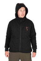 Fox Collection Sherpa Jacket Black & Orange - XL